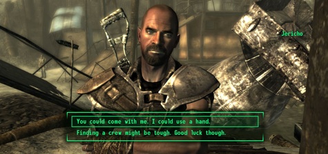rozmowa z Fallout 3